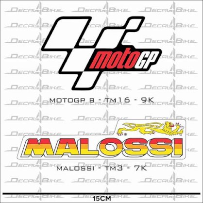 Decal xe máy MotoGPden+Malossi