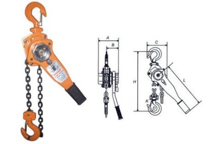 Pa lăng xích lắc tay Kawasaki VL - 020