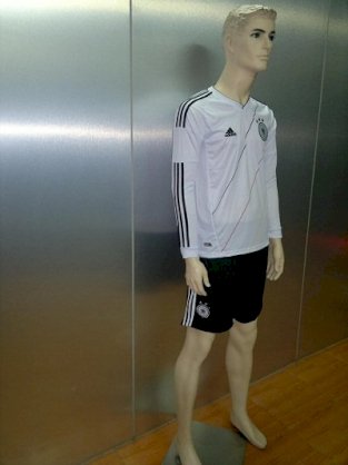 Bộ quần áo bóng đá dài tay Đức trắng
