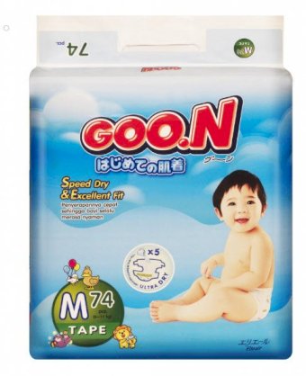 Bỉm Goo.N dán M74 (6-11 kg)