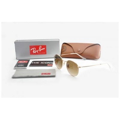 Kính mắt thời trang nam RayBan RB3447 Sunglasses 112/32 gold brown lens