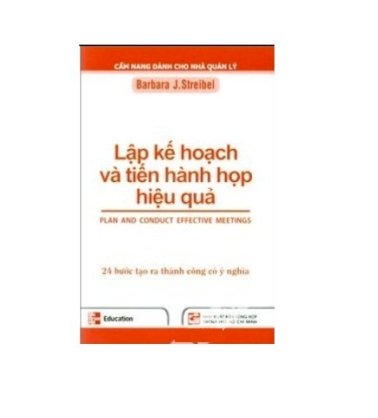 Bộ sách cẩm nang dành cho nhà quản lý - lập kế hoạch và tiến hành họp hiệu quả