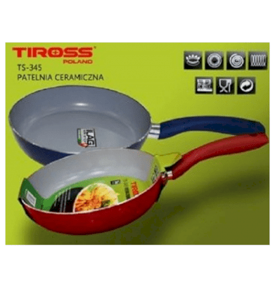 Chảo rán chống dính Ceramic Tiross dùng cho bếp từ TS345