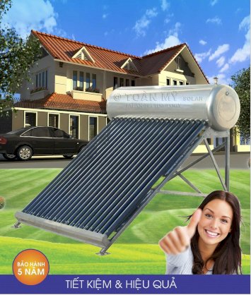 Máy nước nóng năng lượng mặt trời Toàn Mỹ solar TM-24 (58-24) 240L (khung máy hợp kim nhôm)