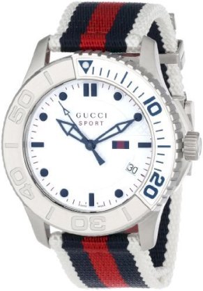 Gucci Gucci G Timeless Nylon Strap Watch YA126239 