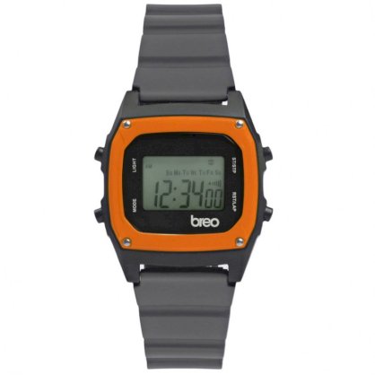 Đồng hồ đeo tay nam Breo Binary Watch Grey Orange