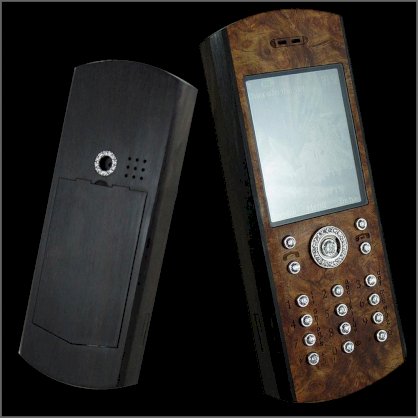 Vỏ gỗ Nokia 6300 viền hoa