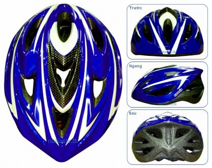 Mũ bảo hiểm xe đạp cao cấp Fornix - Xanh dương