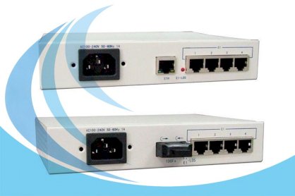 Ethernet Over 4 E1 Converter HUAHUAN H0FL-04100/ F04100 