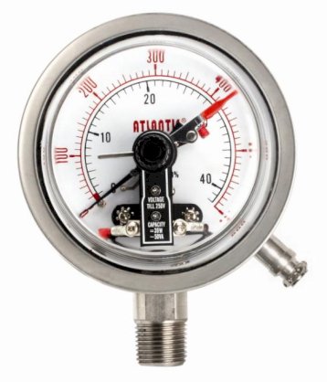 High Power Electric Contact Pressure Gauge (Đồng hồ áp suất)
