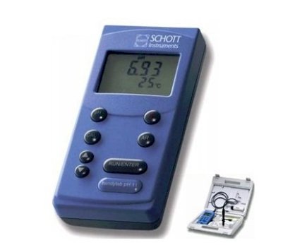 Máy đo pH mV Nhiệt độ cầm tay SCHOTT Handylab pH11/Blueline 23pH