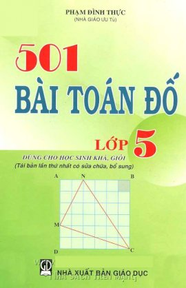 501 bài toán đố lớp 5 - Dùng cho học sinh khá, giỏi