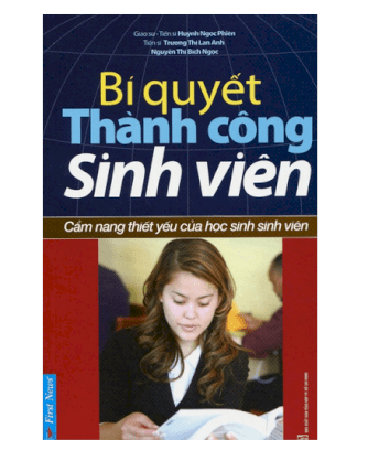  Bí quyết thành công sinh viên - Cẩm nang thiết yếu của học sinh sinh viên 