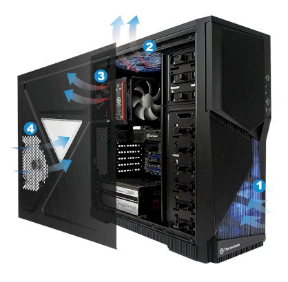 Máy tính Desktop Starpower Warrior 1000  i5-3450 (Intel Core i5-3450 3.10GHz, RAM 4GB (2GB x 2), HDD 500GB, VGA AMD RadeonHD 6670 1GB, PC DOS, Không kèm màn hình)