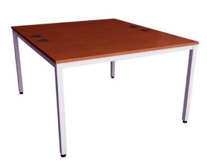 TT1514-MEL18F-DC bàn làm việc chân sắt mặt gỗ nội thất fami 