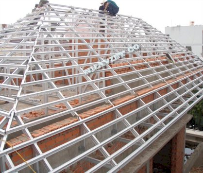 Hệ giàn thép mạ Steeltruss chống rỉ Nhà Việt NV1