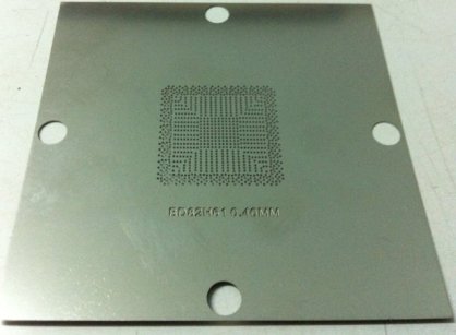 Lưới BD82H61 0.40mm làm chân chipset laptop (80x80mm)