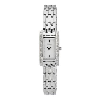 Seiko Women's SUJG53 Quartz Stainless Steel Mother-Of-Pearl Dial Watch