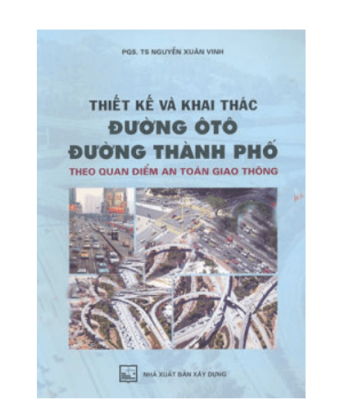 Thiết kế và khai thác đường ô tô đường thành phố theo quan điểm an toàn giao thông