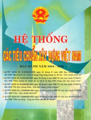 Hệ thống các tiêu chuẩn xây dựng Việt Nam ban hành năm 2004-2006