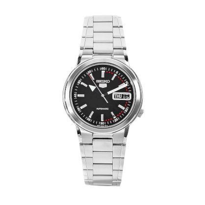 Seiko Men's SNXE99K Stainless Steel Black Dial Watch