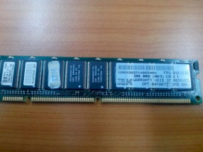 IBM 32MB SDRAM ECC Unbuffered DIMM P/N: 04K0073 - 01K1125