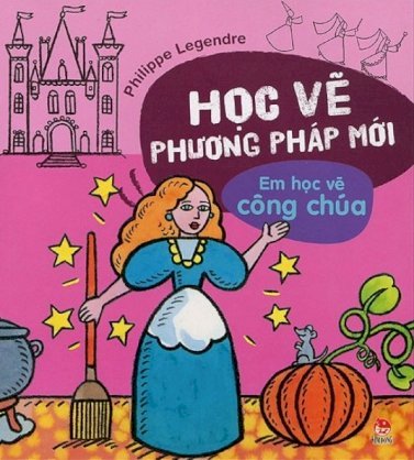 Học vẽ phương pháp mới - em học vẽ công chúa