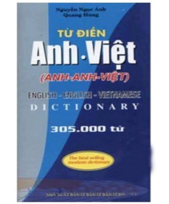 Từ điển Anh - Việt (Anh - Anh - Việt) 305.000 từ