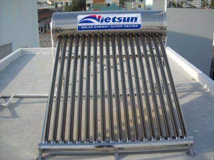 Giàn năng lượng mặt trời VIETSUN - Inox 150Lít