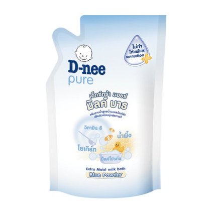 BP3857 - Sữa tắm gia đình chứa sữa D-nee, túi 380ml, màu xanh, Thái Lan