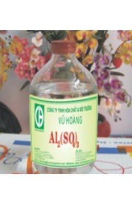 Nhôm sunfat Al2(SO4)3   7.5 - 8% 