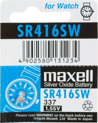 Pin Maxell silver oxide SR416SW-1.55V