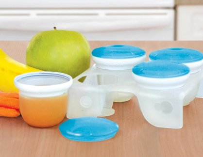 Bộ cốc đựng thức ăn mùa đông Munchkin (Fresh Food Freezer Cups) 42406