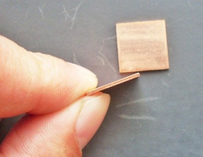 Phiến đồng lót chip 15x15x1.0mm (giải nhiệt chipset sau khi làm chip)