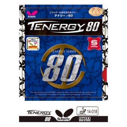 Mặt vợt bóng bàn Butterfly Tenergy 80