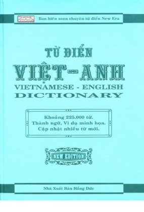Từ điển Việt Anh (khoảng 225.000 từ)