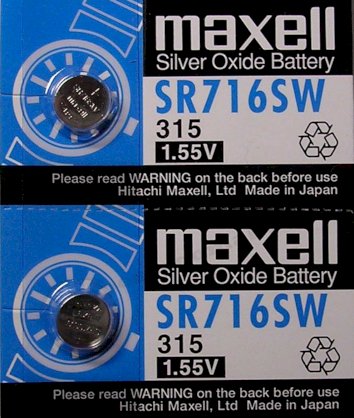Pin Maxell silver oxide SR716SW-1.55V
