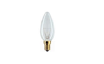 Bóng dây tóc nến trong Philips CAN STD 60W E14 220-240V B35 CL 1CT