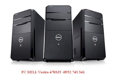 Máy tính Desktop Dell Vostro 470MT Mini Tower Desktop PC 7R03R8-BLACK (Intel Core i5-3470 3.20GHz, RAM 4GB, HDD 500GB, DVD-Rw, VGA Intel, Không kèm màn hình)
