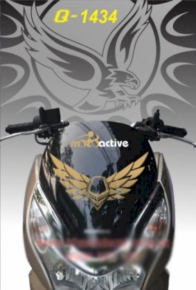 Decal trang trí mặt nạ xe máy Honda PCX Q1434