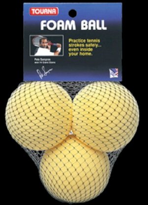 Tennis Practice Foamball (pack 12 ball) 