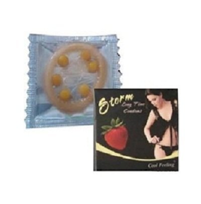 Bao cao su có bi Storm (Storm bi condom), có 7 viên bi trên thân bao