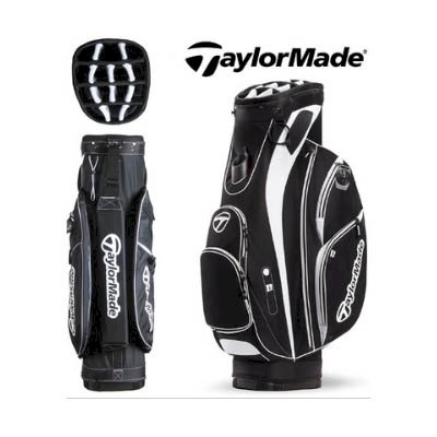 Taylormade san clemente cart golf bag 14 way top Black/White