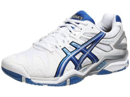 Asics Gel Resolution 5 White/Blue 