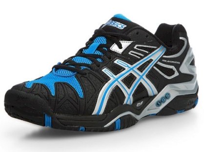 Asics Gel Resolution 5 Black/Blue 