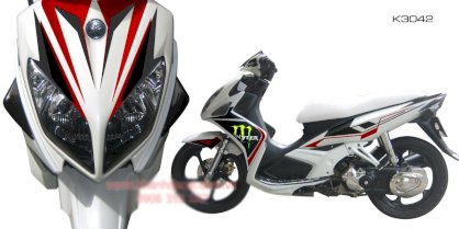Decal trang trí xe máy Yamaha Nouvo LX K3042