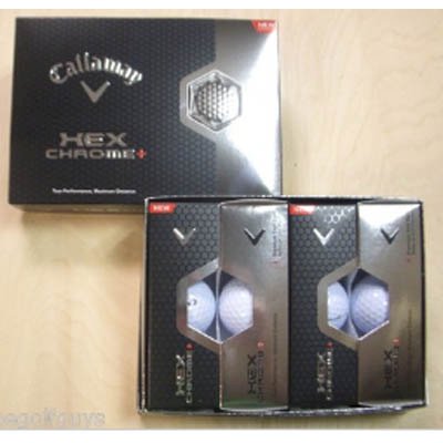 Callaway 2013 HEX Chrome+ Tour Golf Balls Bright White 2 Dz -Free Ship Lower 48