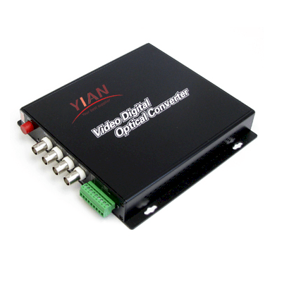 4 Channel Video Optical Transmitter & Receiver
