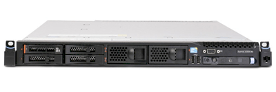 Server IBM System X3550 (2 x Intel Xeon Dual-Core 5160 3.0GHz, Ram 16GB, HDD 2x73GB SAS, DVD, Raid 8ki (0,1), PS 1x 670Watts)