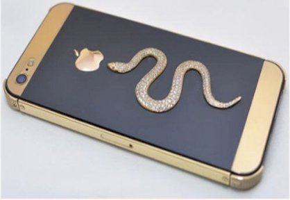 iPhone 5 Gold ( Rắn vàng nguyên khối 24K)
